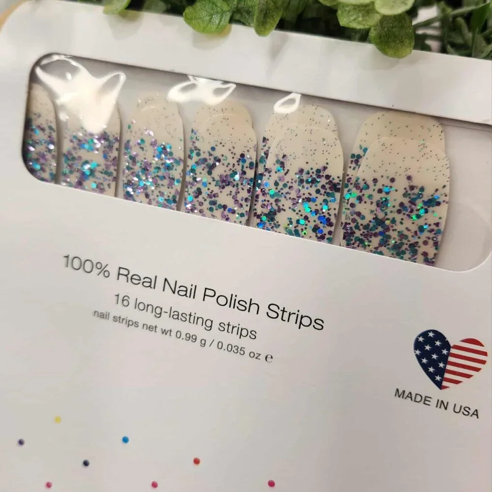 Color Street Glitter Overlay Press On Nail Designs